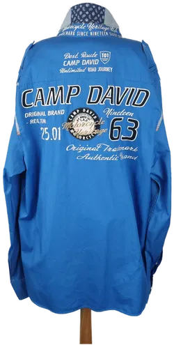Camp David Herren Hemd blau - XL/52 - Bild 2