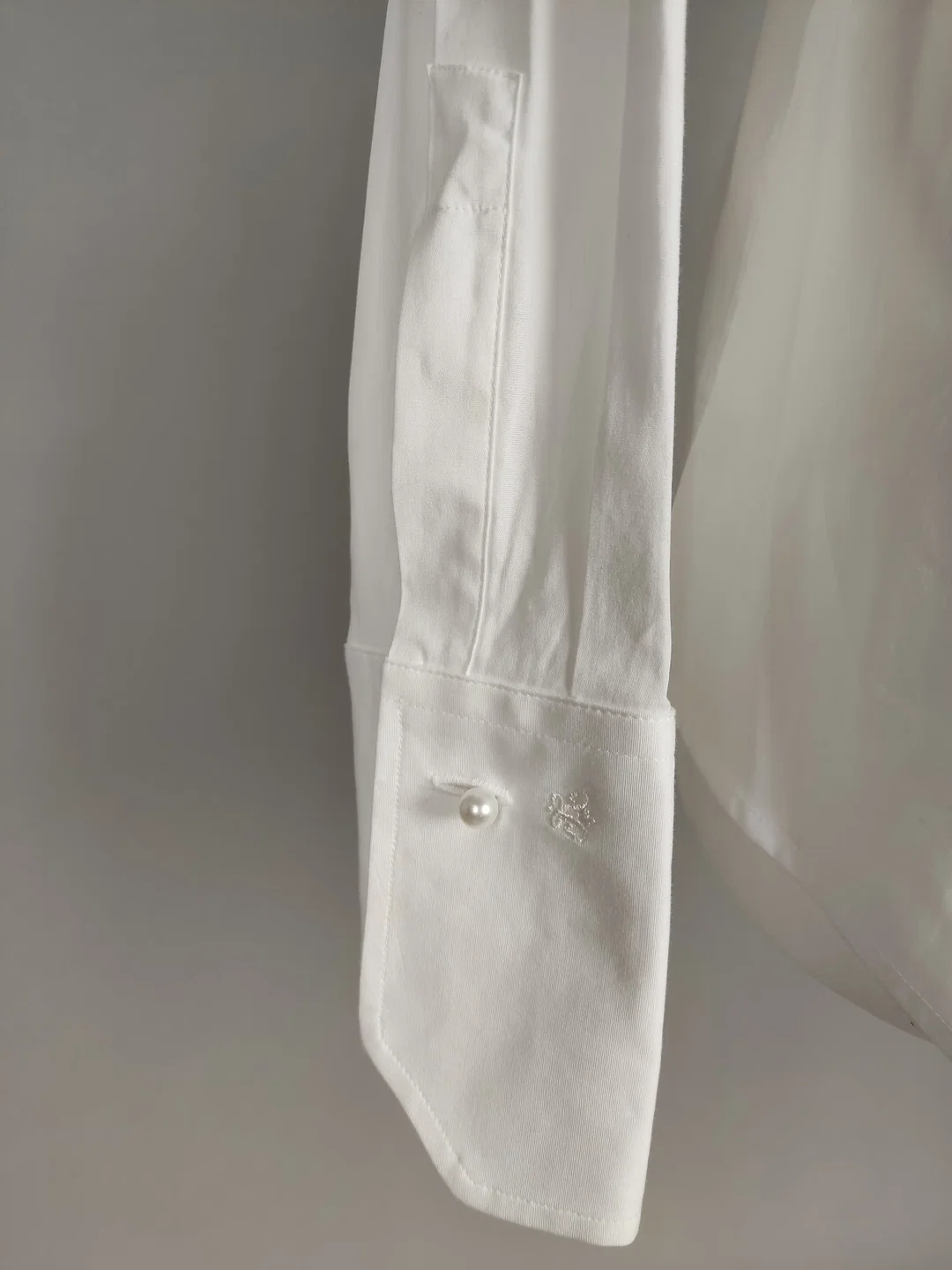 van Laack Damen Bluse weiß bestickt - L / 40 – Bild 5