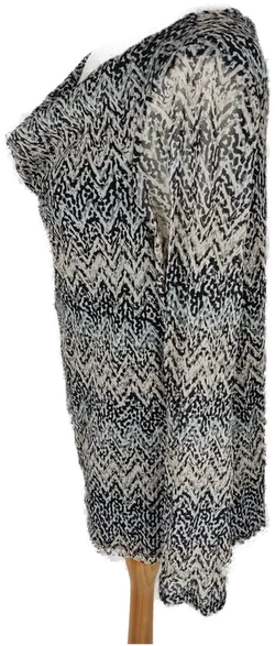 s.Oliver Bluse Gr.44 Langarm Zickzack |  Wie Neu – Vorschau 7