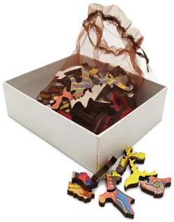 Holzpuzzle Fuchs | Farbenfroh - Bild 2