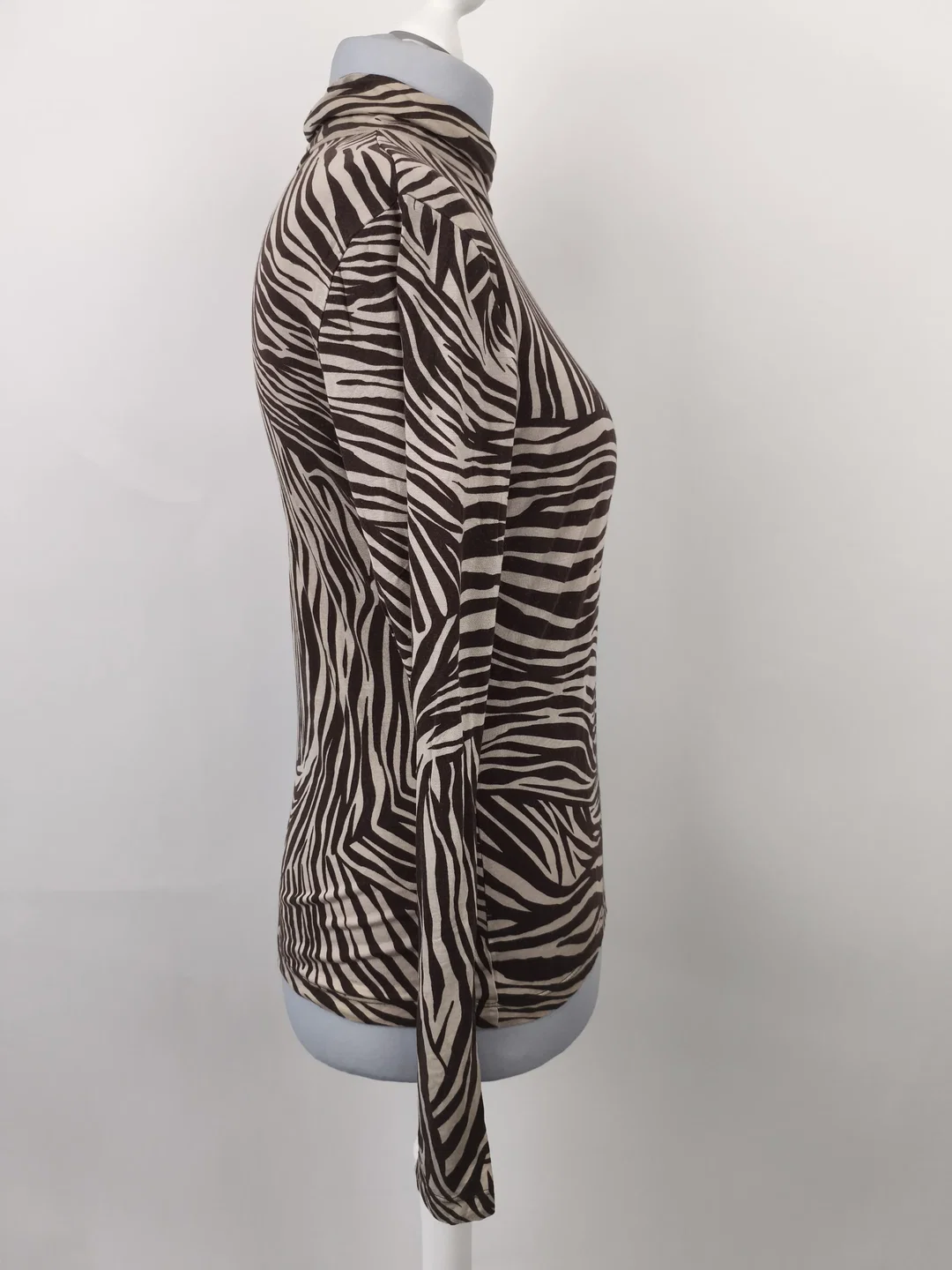 H&M, Rollkragenshirt, Zebra, Gr. L – Bild 4