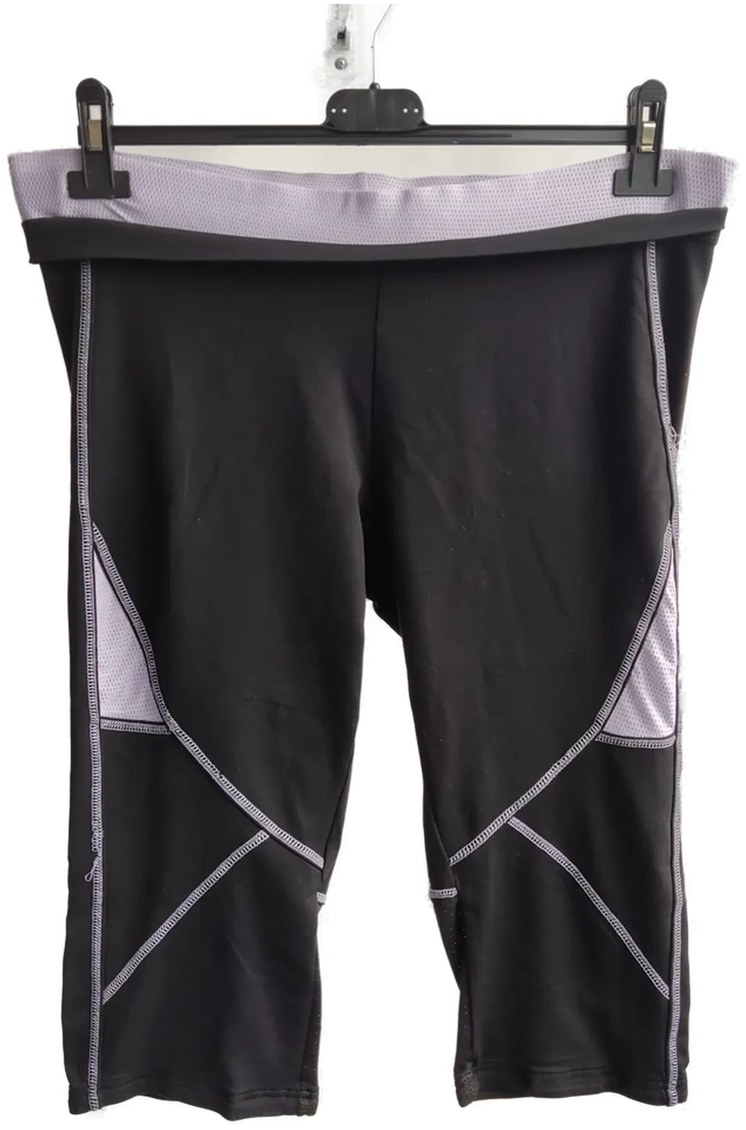 Sports Edition Damen Sporthose kurz schwarz - lila - Gr. EUR 44 - Bild 1