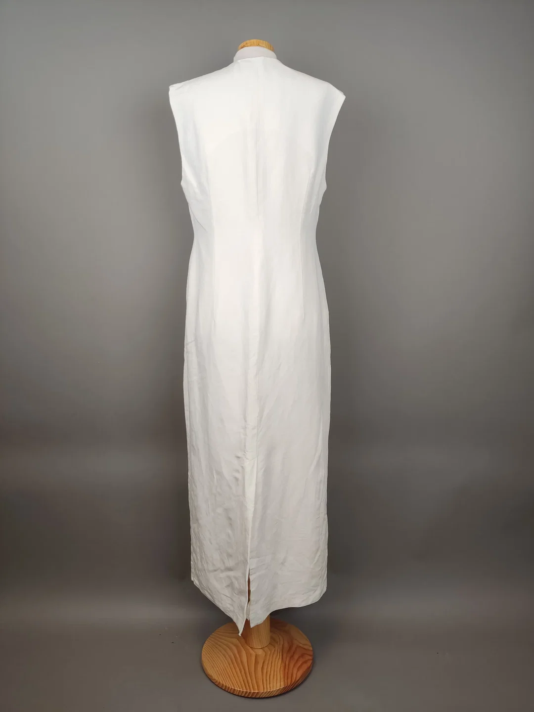 Cartoon Leinenmix-Kleid mit Schal - L/40 – Bild 4