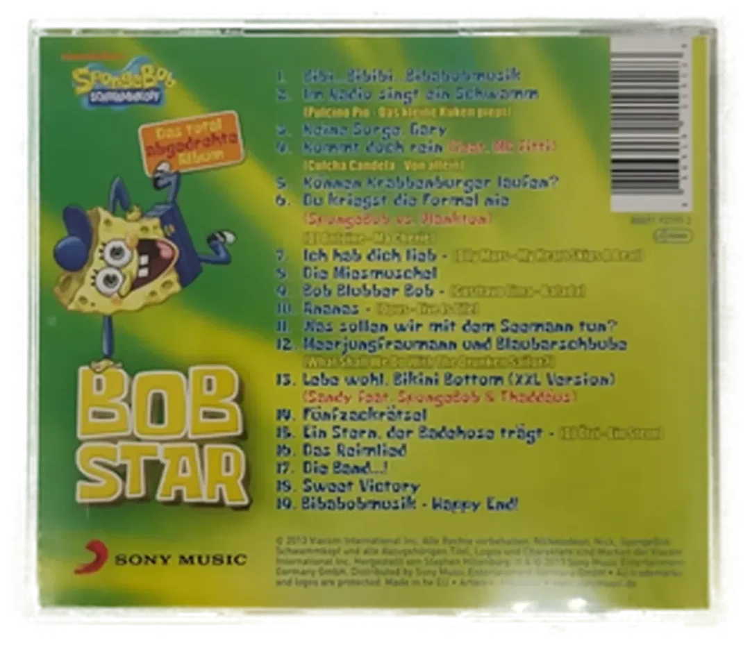 CD Spongebob Schwammkopf "Das total abgedrehte Album" Bob Star – Bild 2