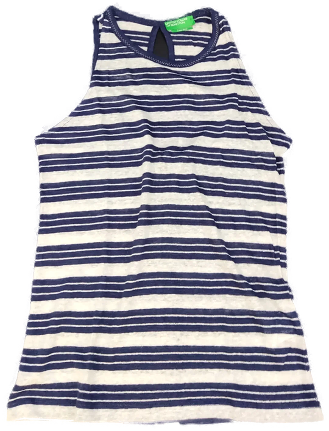 United Colors of Benetton Kindertop blau/weiß Gr. XS/ECH - Bild 1