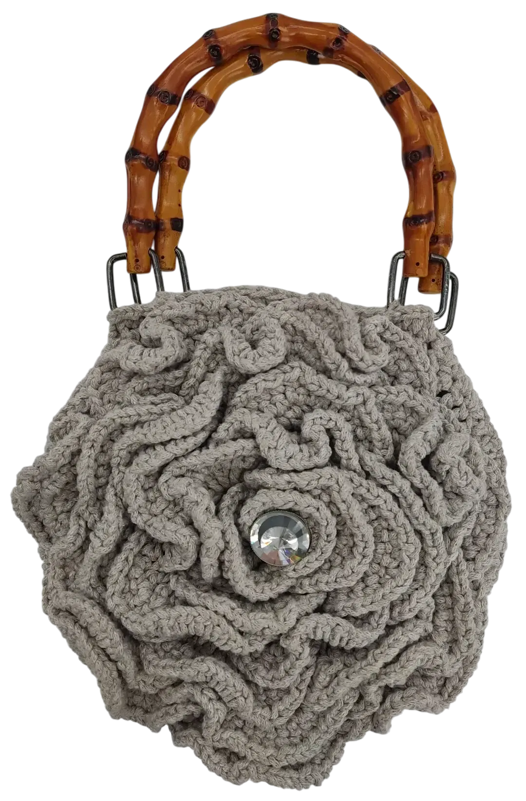 Steffi's Pick - Vintage Damen Handtasche, grau  - Bild 1