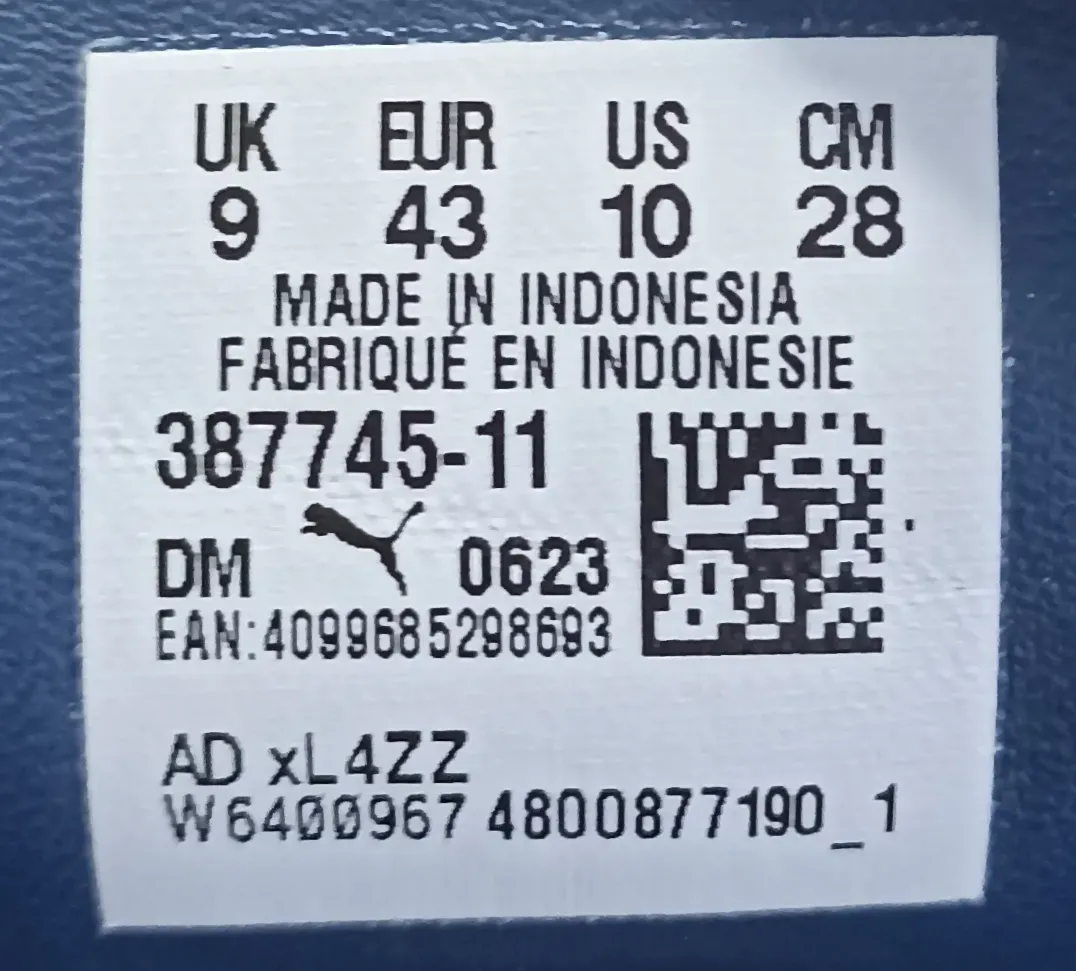 PUMA Herrensneakers blau/weiß Gr. 43 – Bild 8