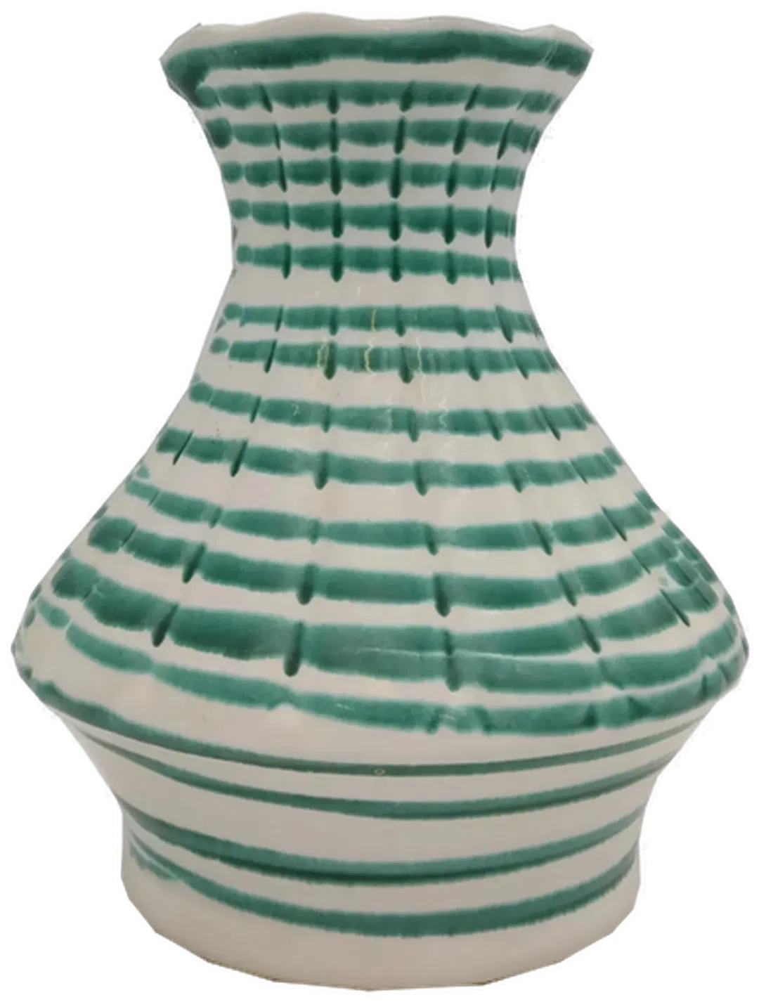 Gmundner Keramik Vase „Grün geflammt“ (Modell F84) - Bild 4