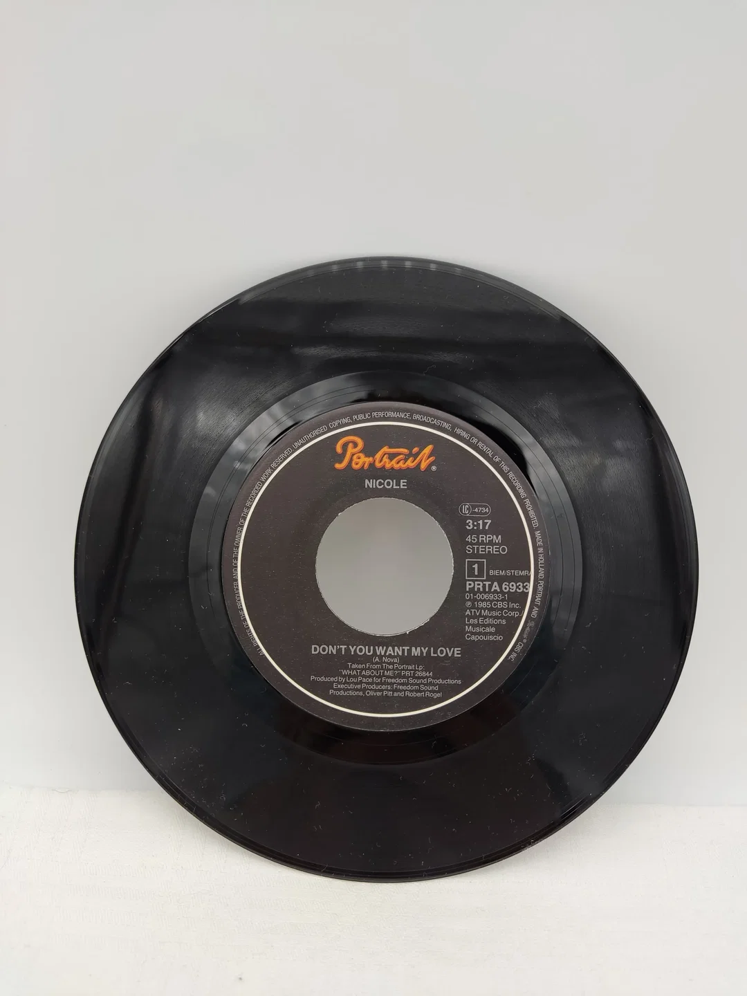Single-Langspielplatte - Nicole - Don`t you want my Love – Bild 3