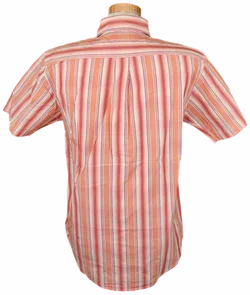 Tommy Hilfiger Herrenhemd orange/rot Gr. M – Vorschau 2