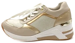 Tom Tailor Damensneaker beige/weiß Gr. 41 – Vorschau 7