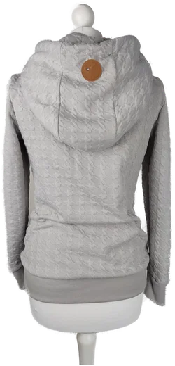 Damen Kapuzenpullover Sonstige, Mischfaser Gr. M | Kuscheliger Klassiker – Vorschau 3