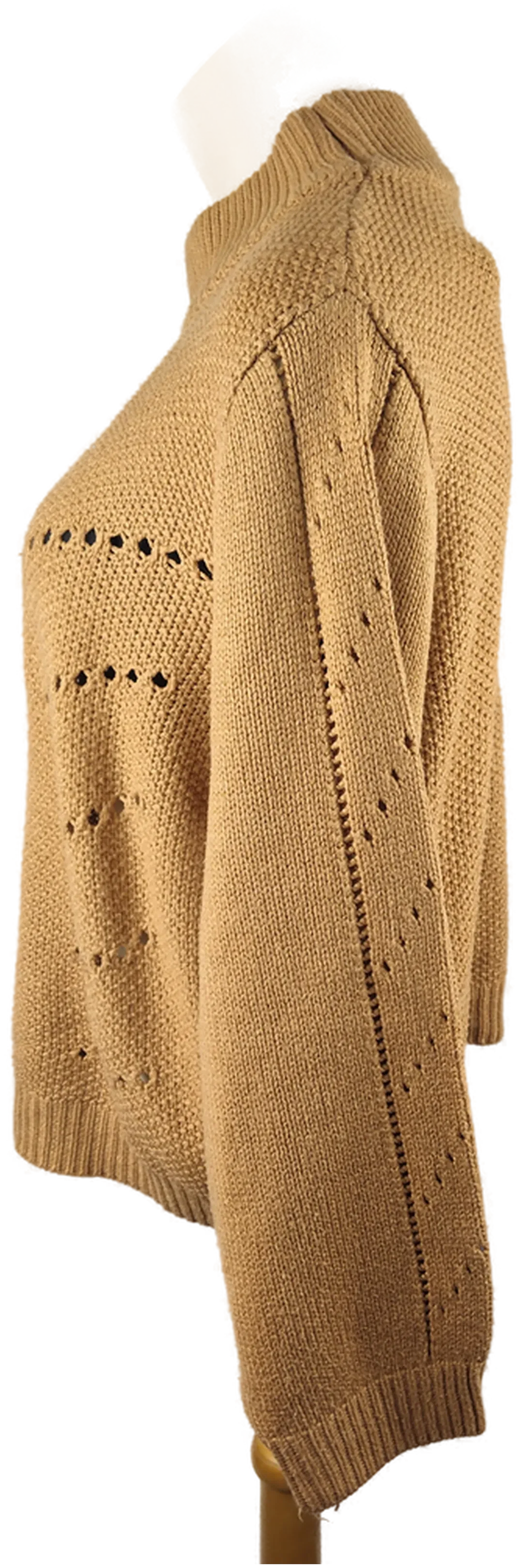 Damenpullover Größe 42 In Camel Mit Rollkragen | Herbstliebling – Bild 2