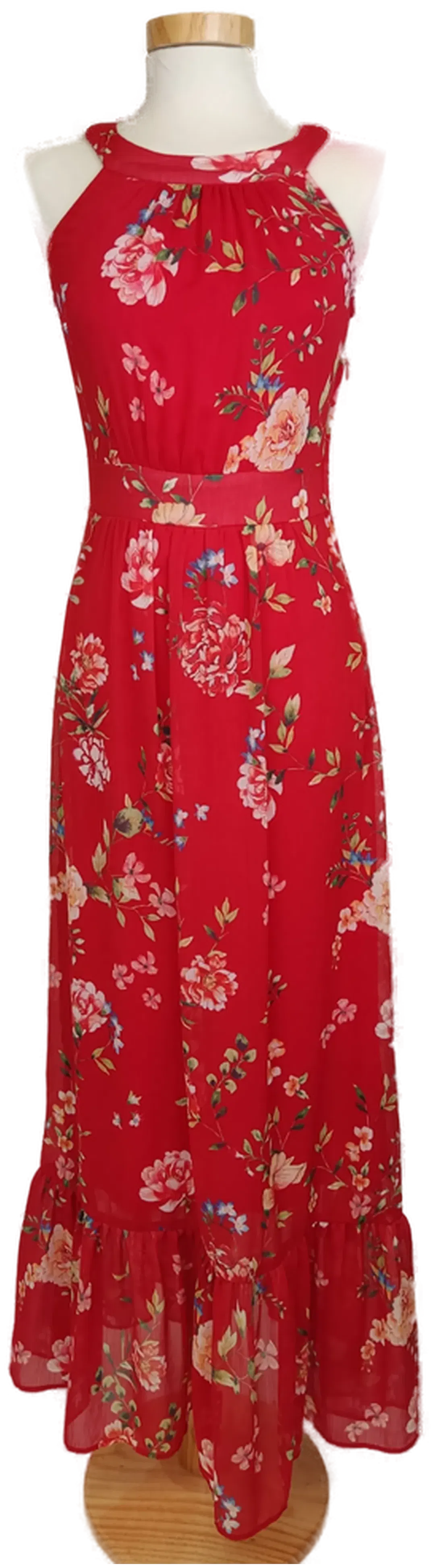 Orsay Damen Kleid rot geblümt - 32/XS - Bild 4