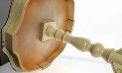 Beistelltisch, Holz, handbemalt im Antik‑Look, Landhausstil - Bild 2