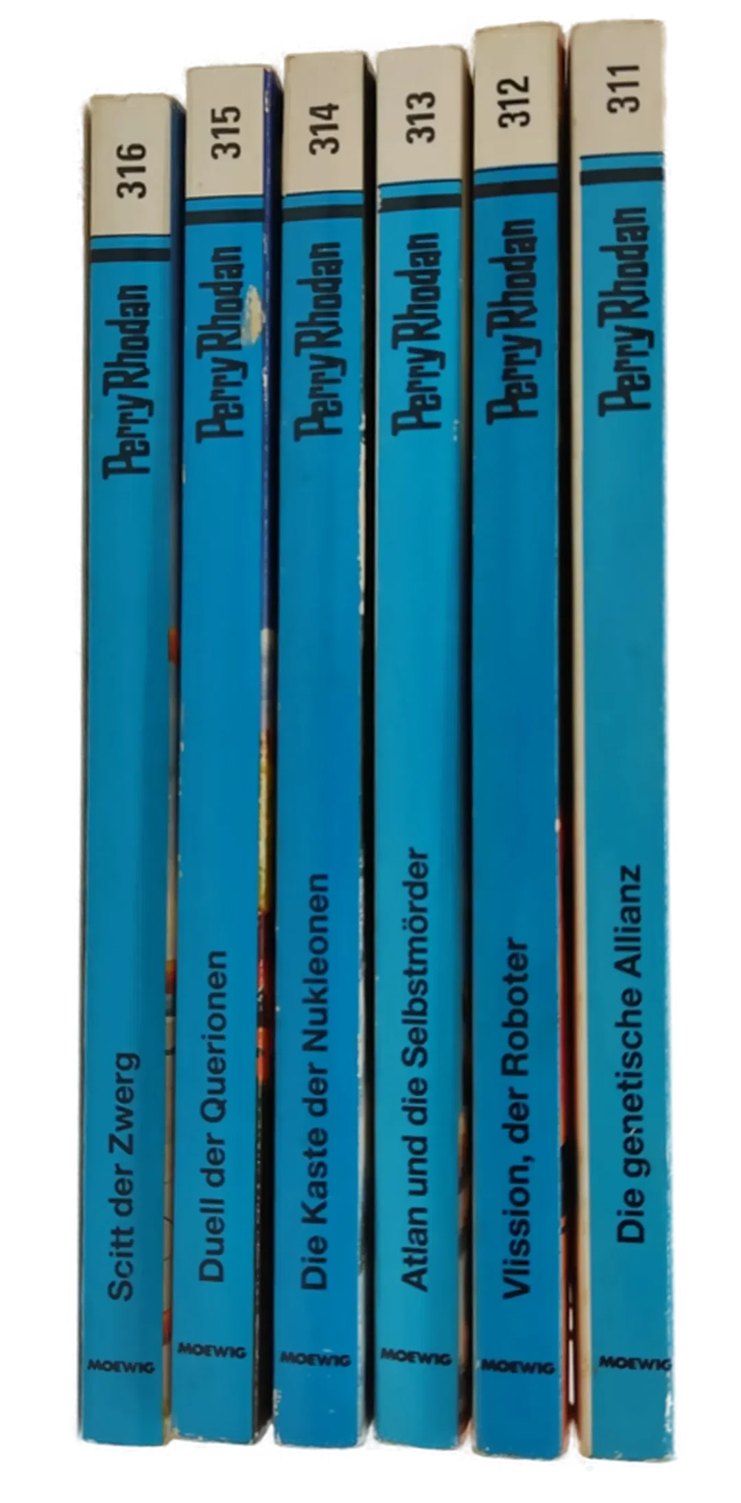 Bücher Moewig Perry Rhodan Planeten Romane Konvolut 6 Bände 311, 312, 313, 314, 315, 316 – Bild 4