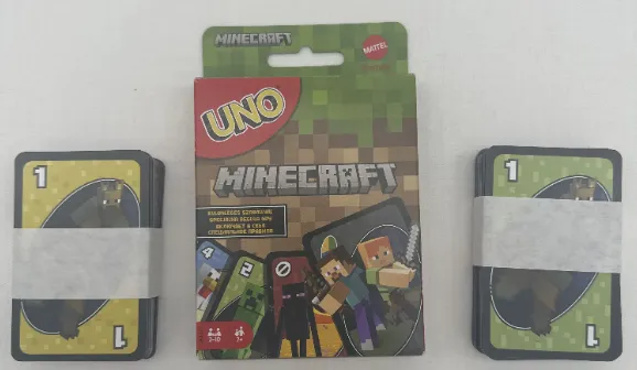 Mattel Games UNO Minecraft Kartenspiel – Bild 1