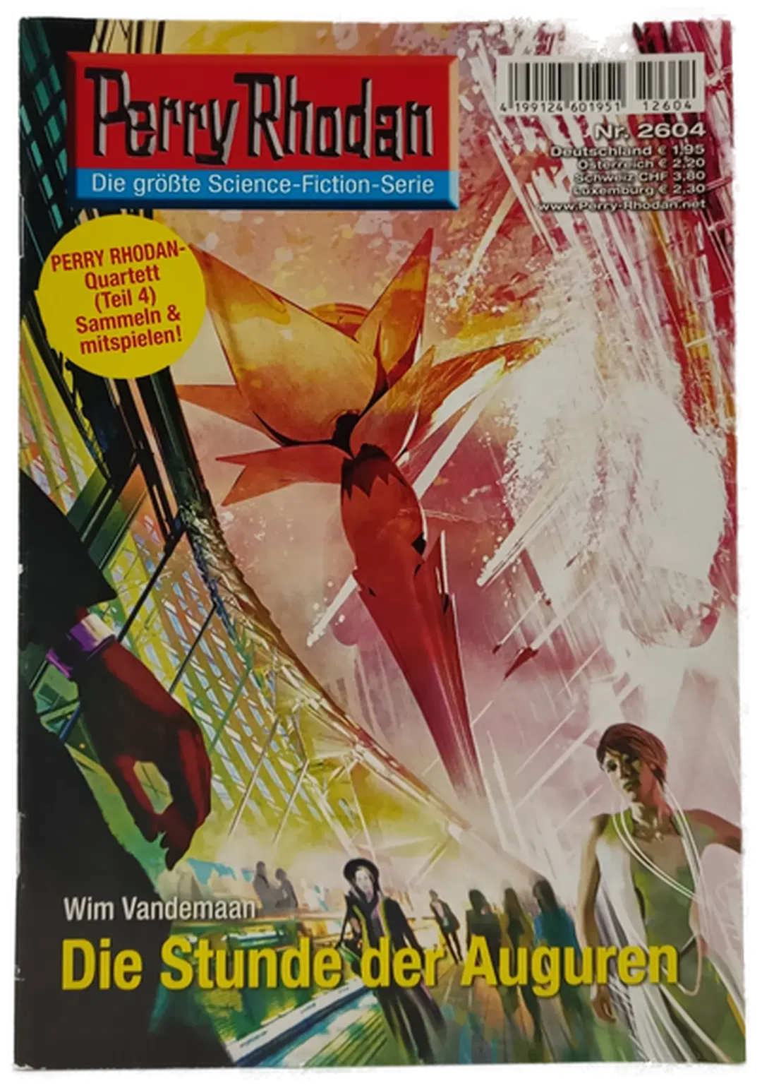 Romanheft Perry Rhodan Die Stunde der Auguren Erstauflage Nr. 2604 - Bild 2