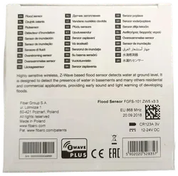 FIBARO Flood Sensor Wassermelder (FGFS-101 ZW5 v3 3) - Bild 2