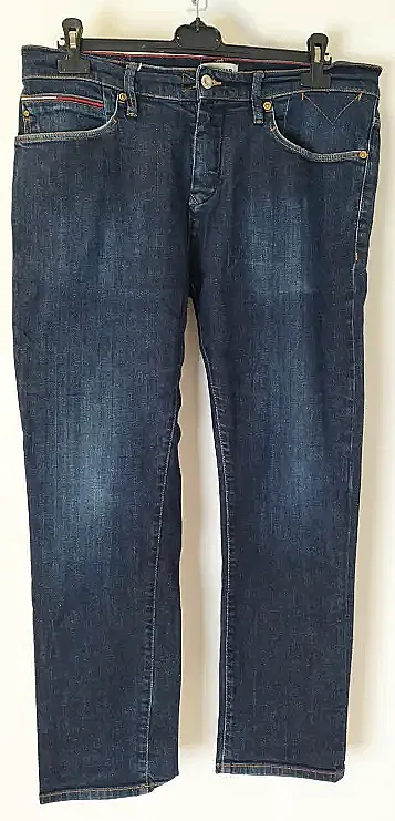 Herren Jeans Hilfiger Denim Unifarben W36 L30 | Zeitloser Klassiker - Bild 1