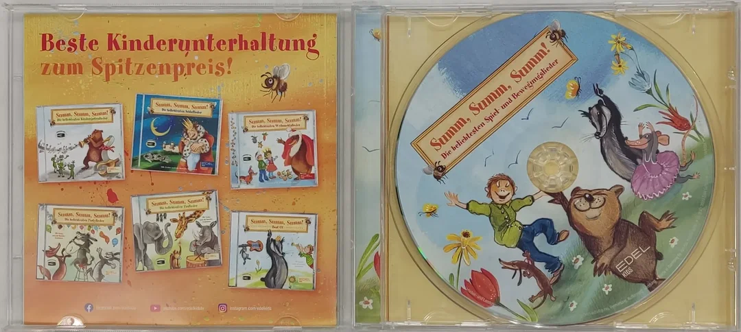 CD "Summ, summ, summ! Die beliebtesten Spiel- und Bewegungslieder" – Bild 3