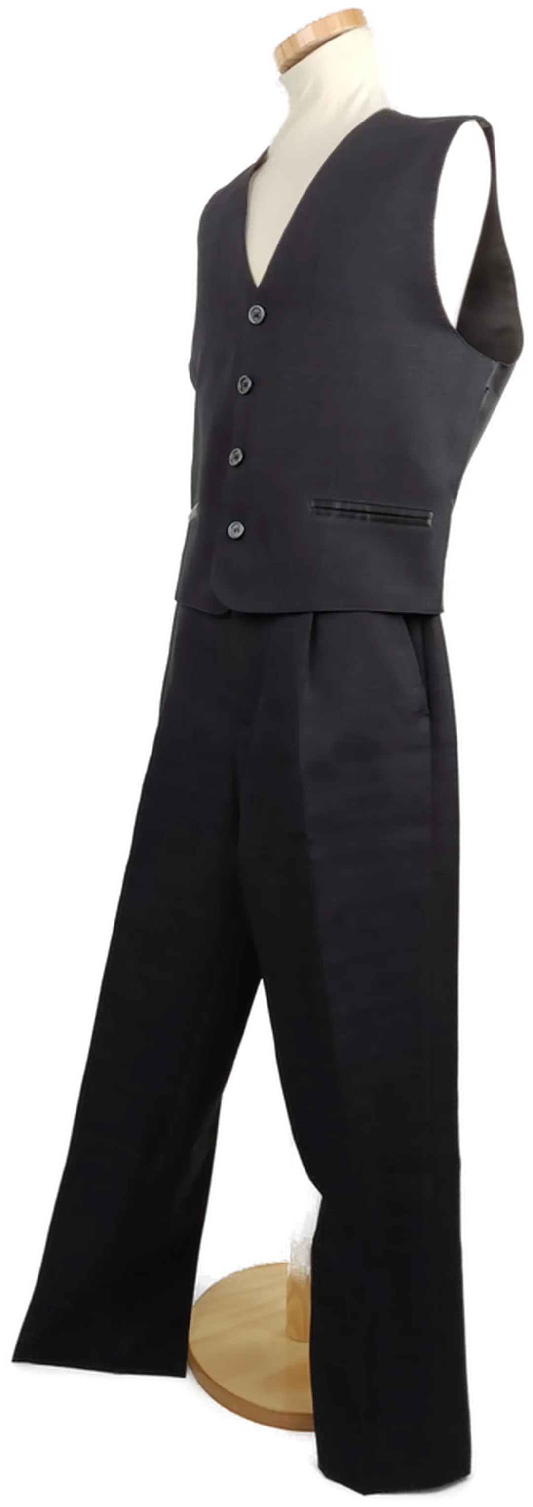 Anzughose mit Gilet "here&there",schwarz, Größe 146 – Bild 2