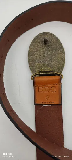 BDG Ledergürtel mit Fischmotiv - Bild 4