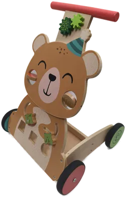 Lauflernwagen Bär, Holz, Motorikspiel, Kleinkind - Bild 1