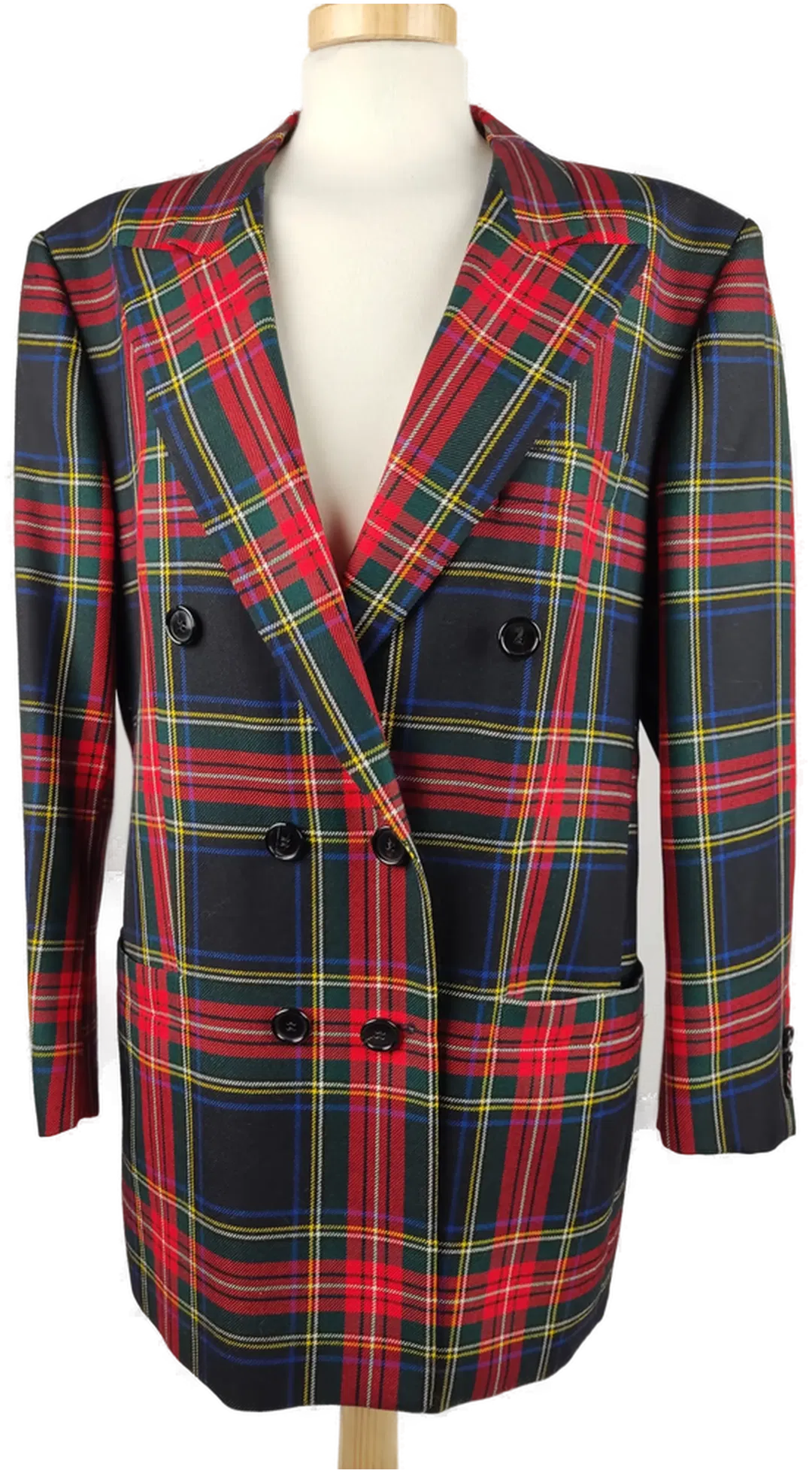 Mylord Wien/ Burberry´s  Vintage-Damenblazer kariert - S/36 - Bild 4