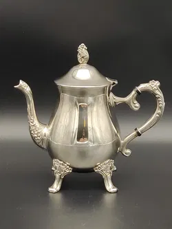 Vintage Kaffeekanne/Teekanne versilbert - EP BRASS  - Bild 1