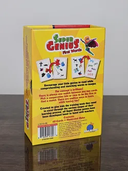 SUPER GENIUS - First Words - Gesellschaftsspiel - blue orange  - Bild 2