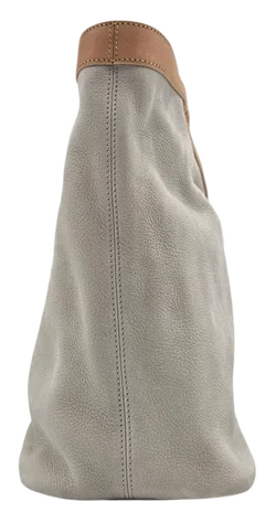 Max V. Koenig Damen Lederhandtasche, beige/creme - Höhe ca. 29 cm  – Vorschau 2