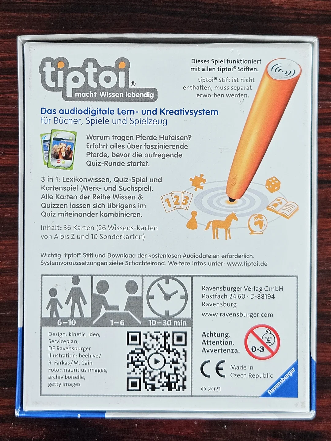 tiptoi® Faszinierende Pferde - WISSEN&QUIZZEN - Gesellschaftsspiel - Ravensburger – Bild 2