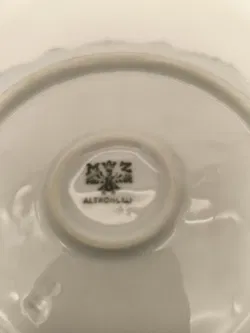 Set aus 3 Porzellanteller von Moritz Zdekauer aus Altrohlau - Bild 3