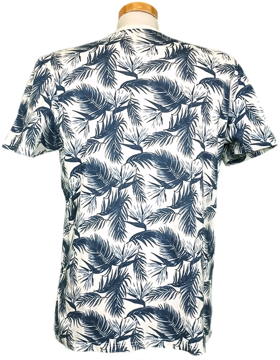 Joop! Herrentshirt gemustert blau/weiß Gr. M – Bild 2