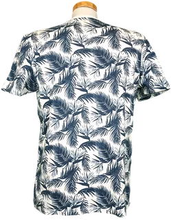 Joop! Herrentshirt gemustert blau/weiß Gr. M – Vorschau 2