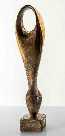 Matthias Reichert: Kunst als Geschenk! Lebenskunstwerk Abstrakte Skulptur, Höhe 28cm - Bild 2