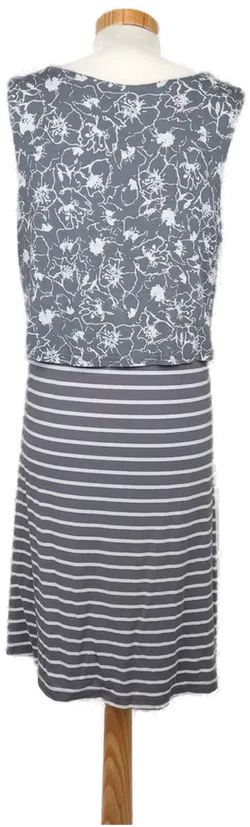 Gina Benotti Damen Midikleid, weiß/grau - Gr. S  - Bild 3