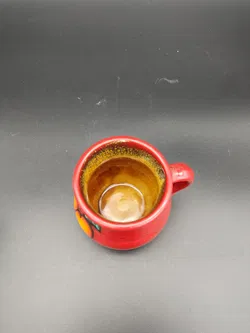 3 Becher & 1 Krug von Gmundner Porzellan mit Apfelmotiv - Bild 5