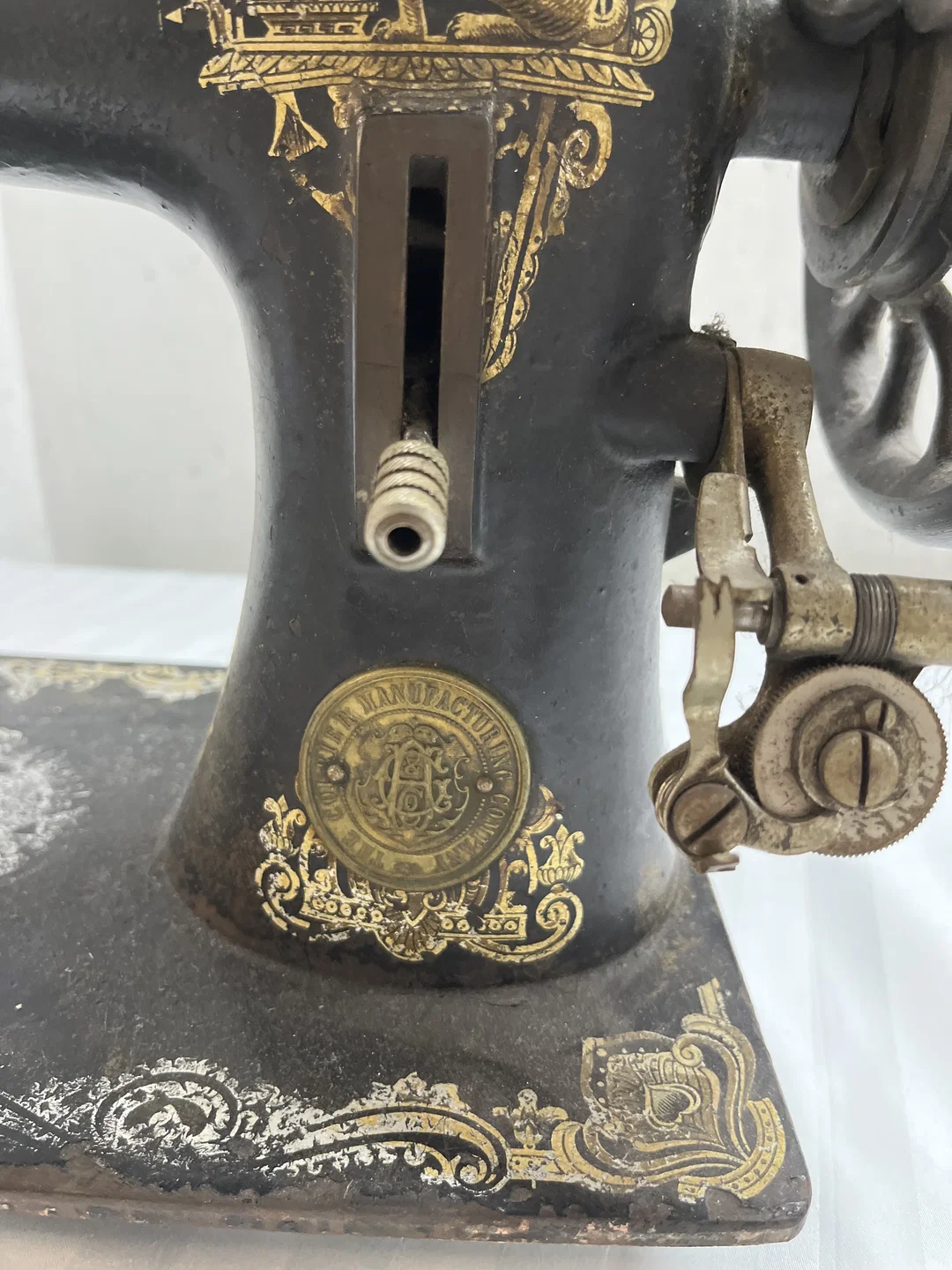 Vintage Nähmaschine Bobbin - Hochwertiges Deko-Raritätenstück – Bild 2