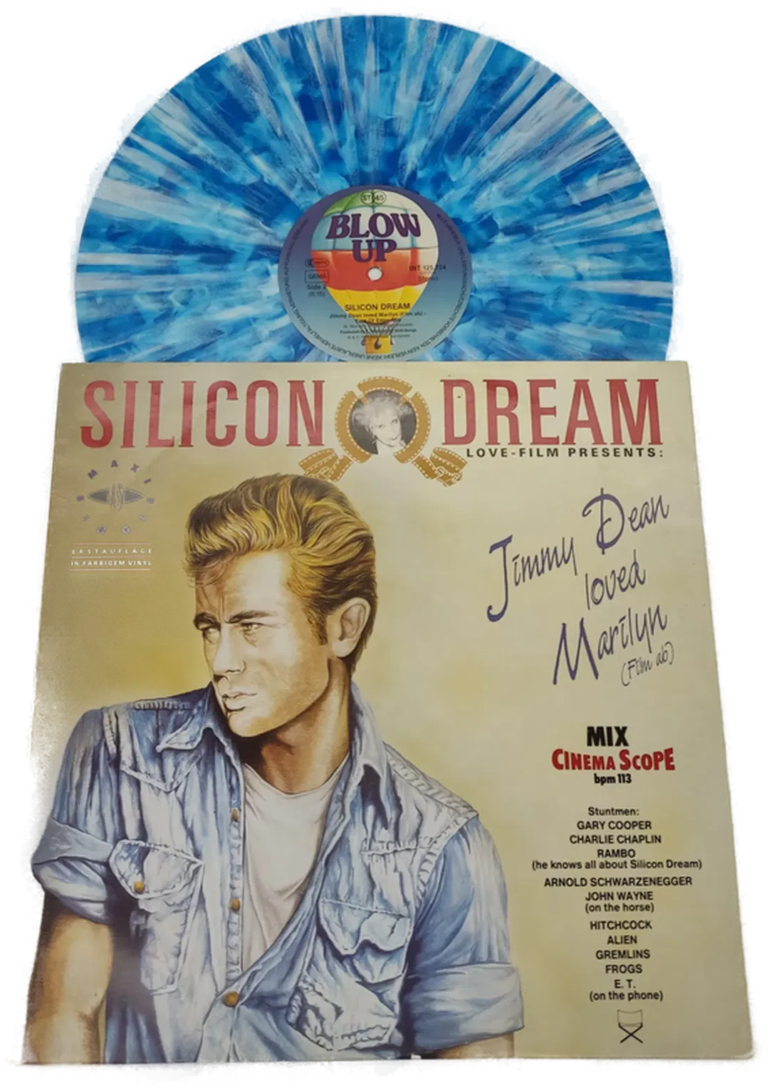 Vinyl Maxi-Single Silicon Dream - Jimmy Dean loved Marilyn - Bild 2