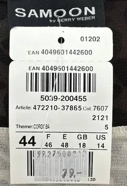 Samoon by Gerry Weber - Damen Shirt - Gr. 44 - Bild 4