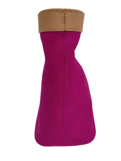 Max V. Koenig Damen Lederhandtasche, pink/creme - Höhe ca. 22 cm  - Bild 2