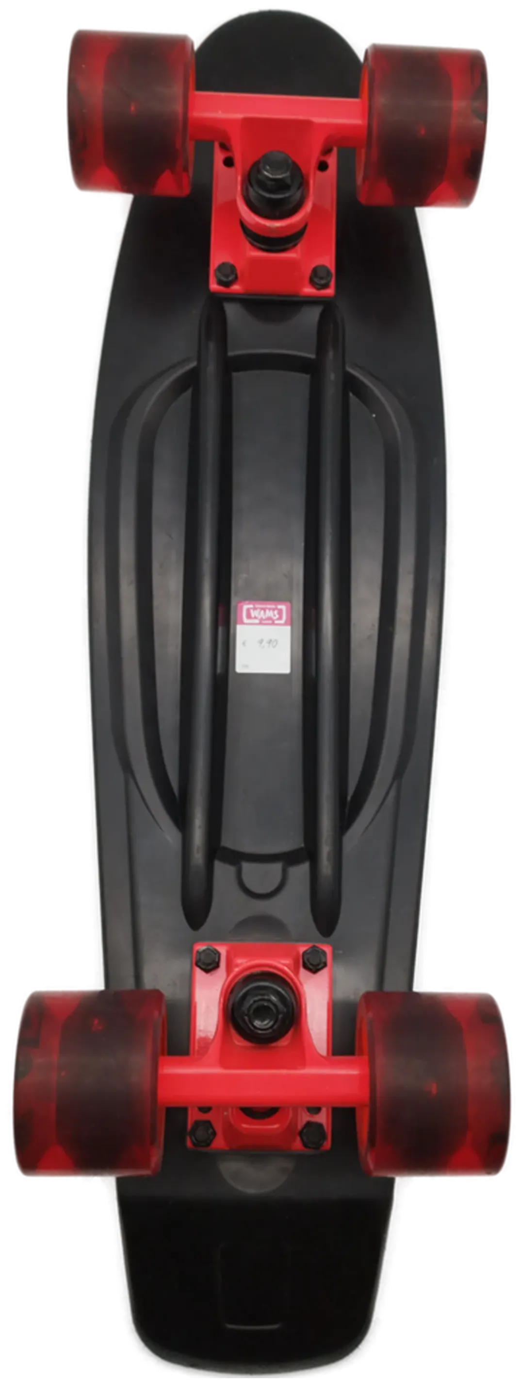 Slide Pennyboard - schwarz-rotes Design – Bild 3