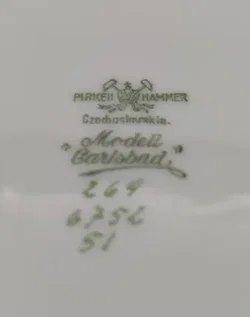 Porzellan-Set Pirken Hammer aus Tschechoslowakei | Rarität - Bild 8