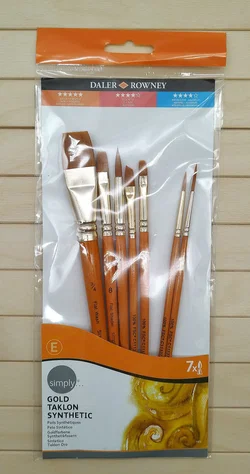 Pinselset Daler & Rowney, 7-tlg. Synthetik | Wie Neu – Vorschau 3