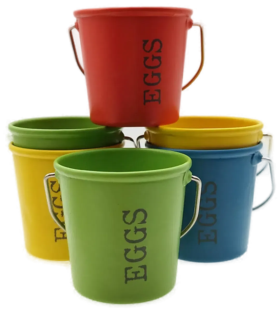 Eierbecher Eimerform 6er-Set | Geschenkidee Frühstück - Bild 1