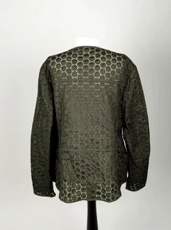 Moncler Grüne Jacke - 67% Baumwolle, 33% Polyamid - Bild 3