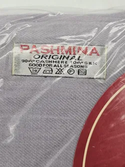 Pashmina - Damen Kaschmirschal - grau - Bild 3