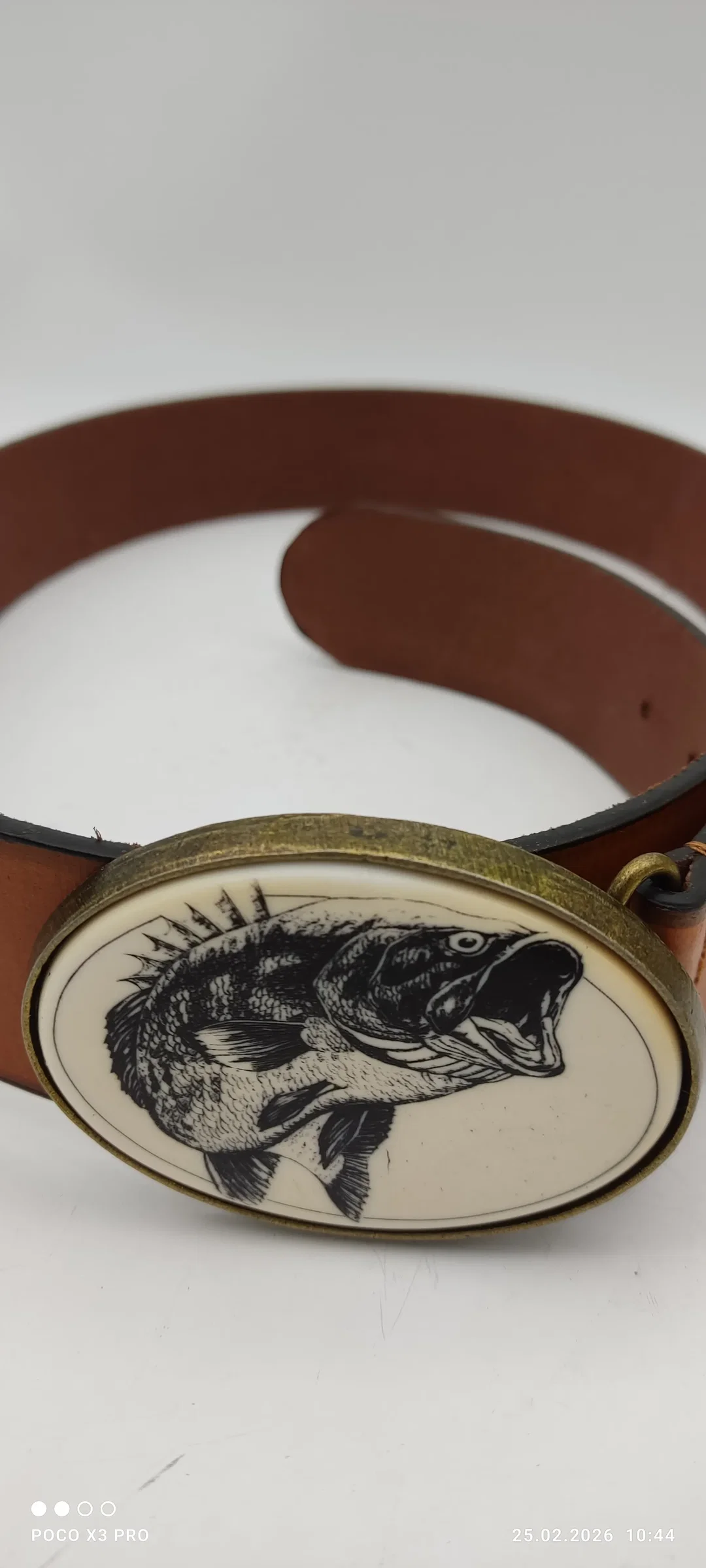 BDG Ledergürtel mit Fischmotiv - Bild 4